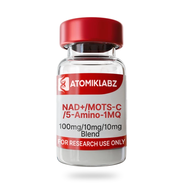 NAD+ / MOTS-C / 5-Amino-1MQ Blend (100mg/10mg/10mg) — Atomik Labz